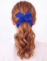 Colet para pelo  de lycra azul