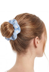 Colet con flores azul