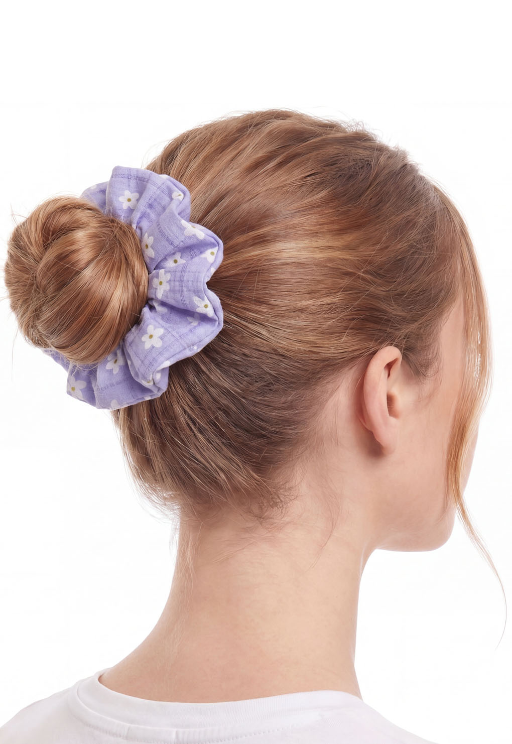 Colet con flores morado