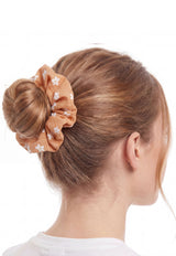 Colet con flores naranjo