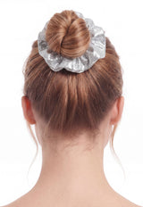 Colet con brillos plateado