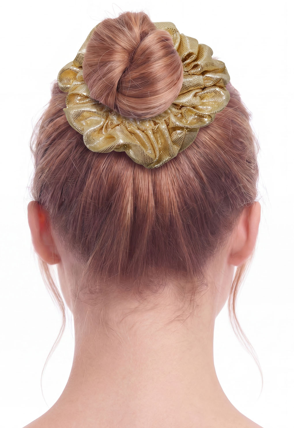 Colet con brillos dorado