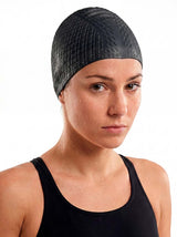 Gorro goma grande natación negro
