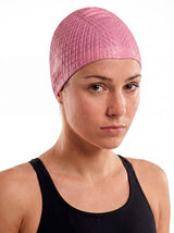 Gorro goma grande natación rosado