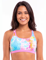 Peto deportivo estampado fucsia