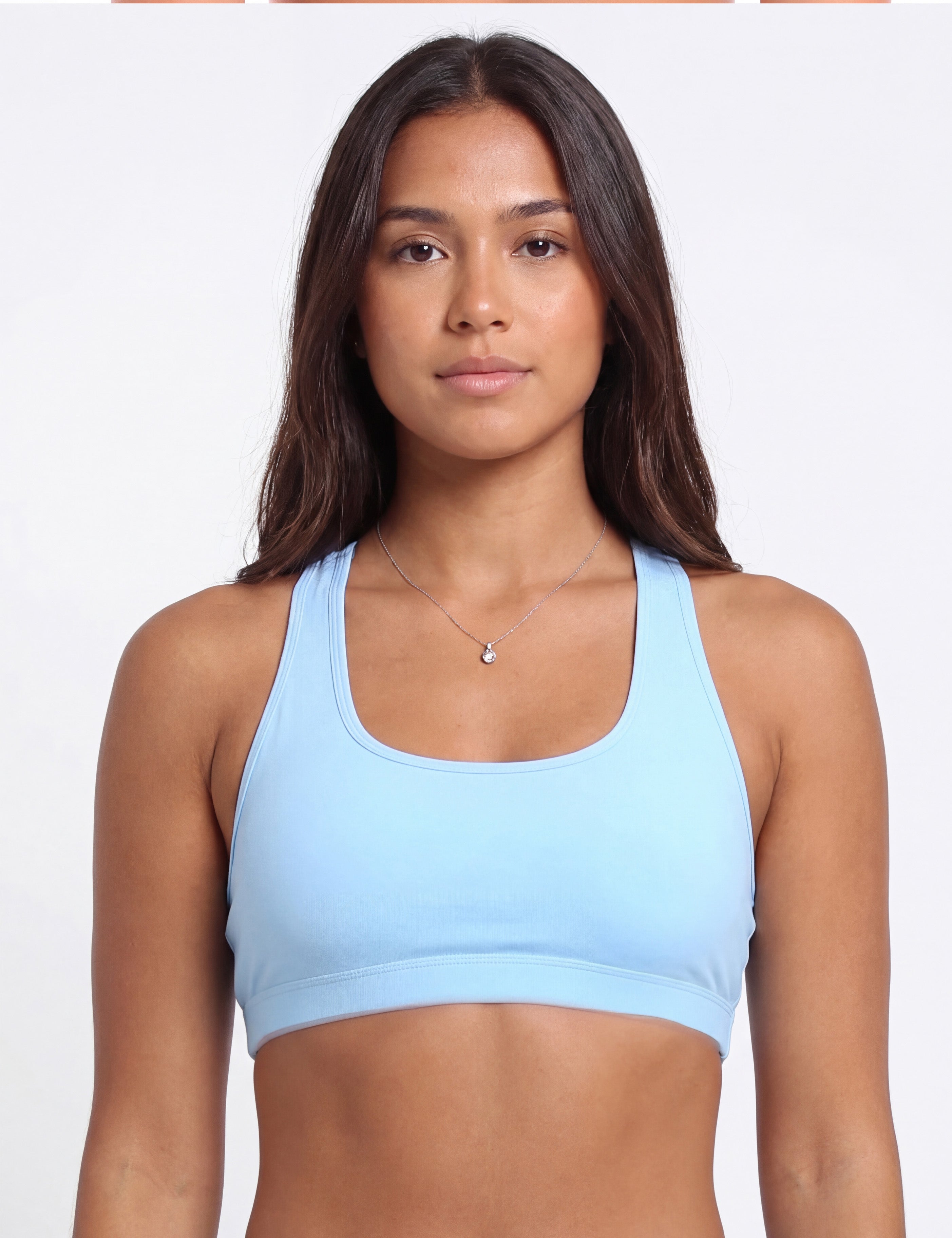 Bikini Peto deportivo celeste