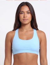 Bikini Peto deportivo celeste