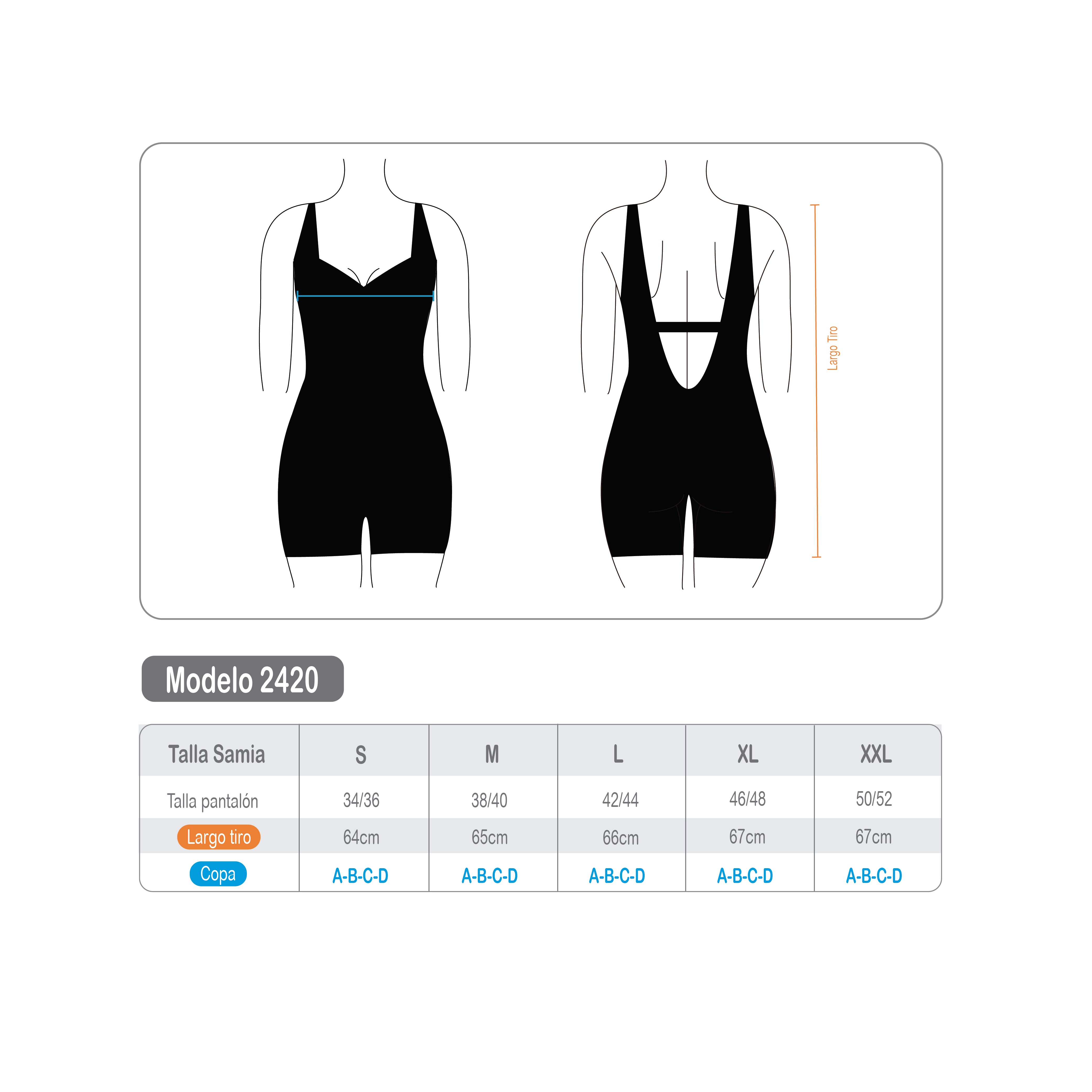 Traje de baño mujer natación pierna corta elástico azul