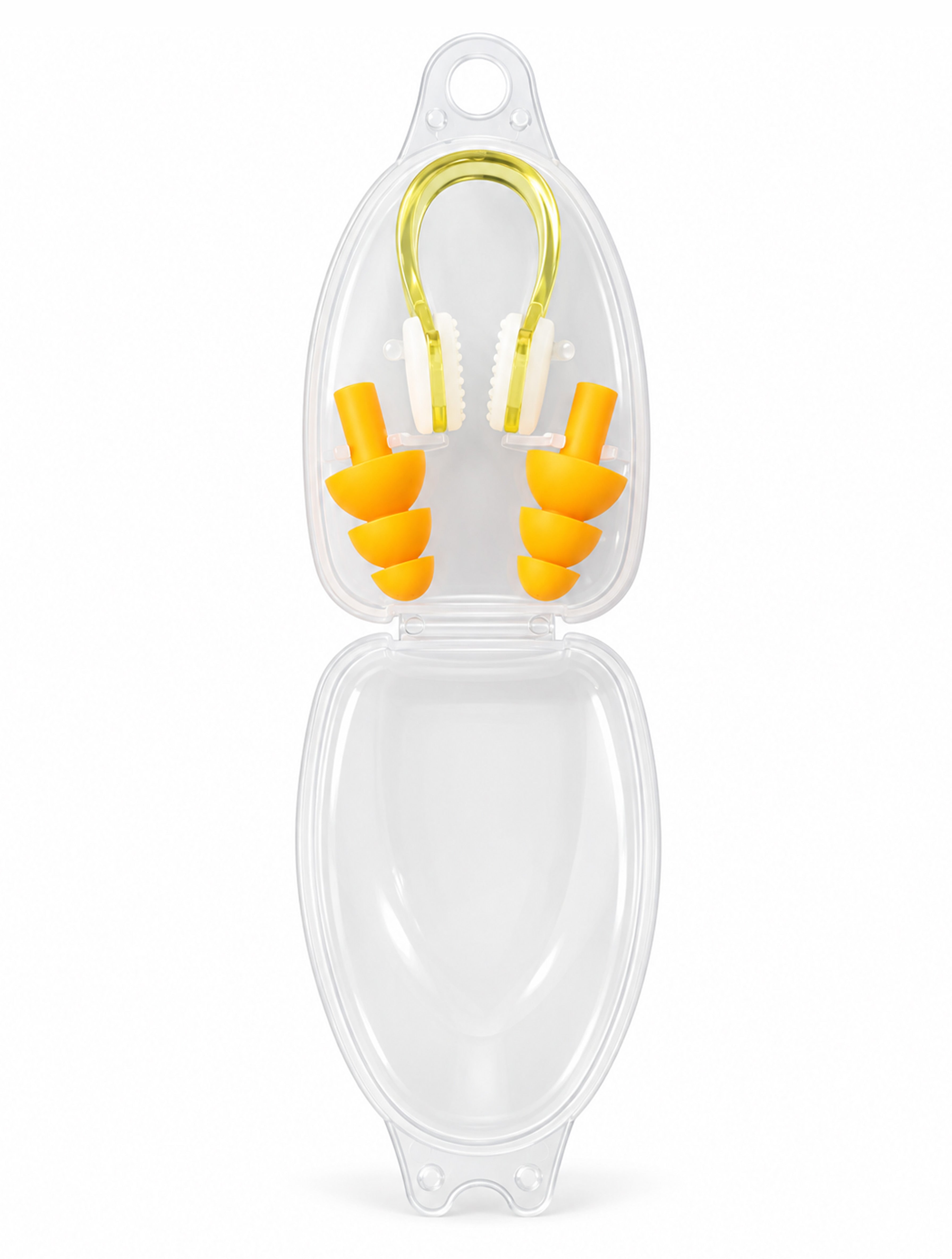 Set de naricera y tapon de oídos amarilla