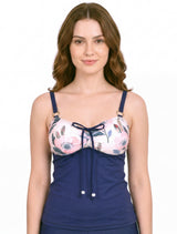 Tankini reductor estampado rosado
