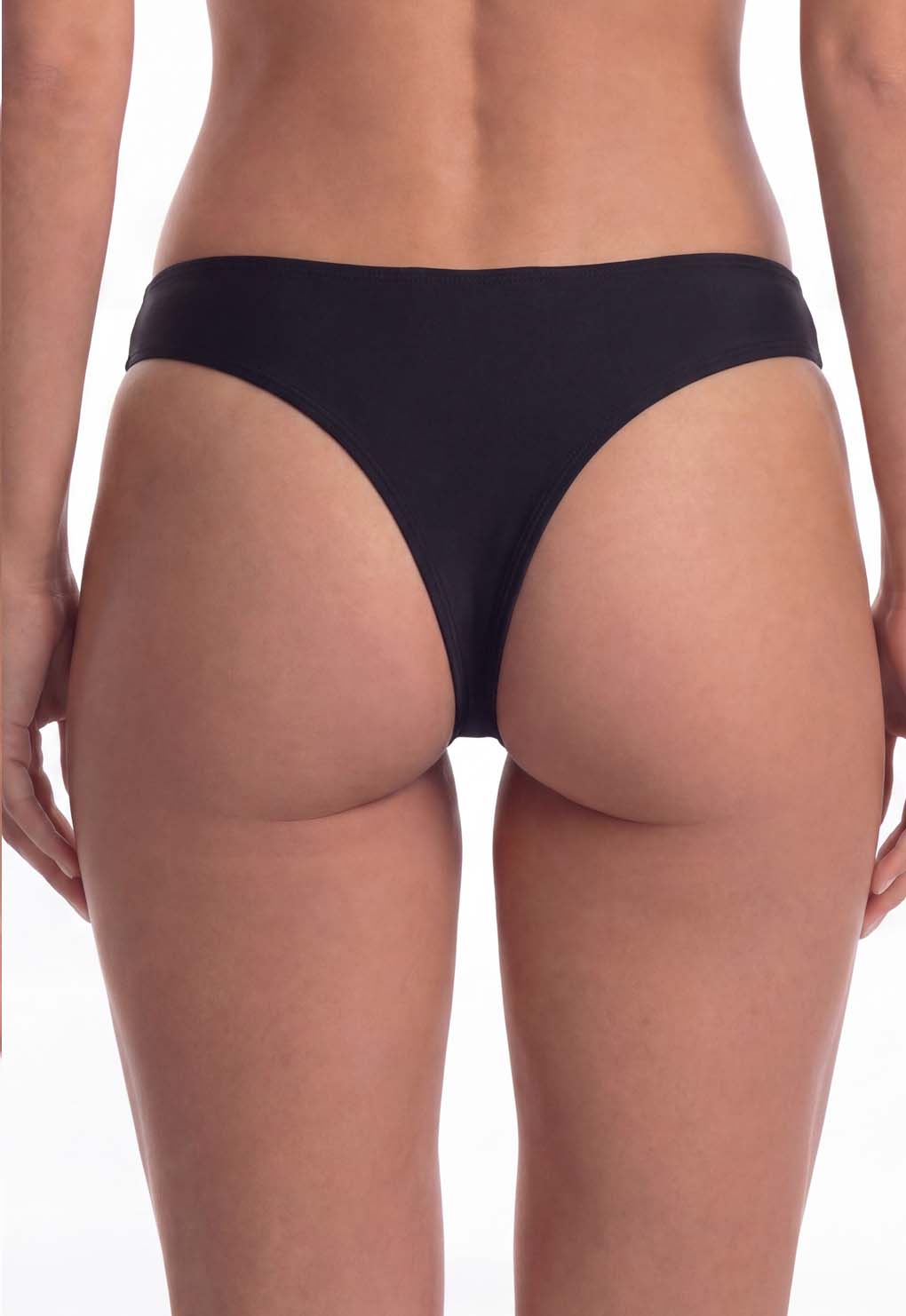 Bikini calzón culote tanga color negro