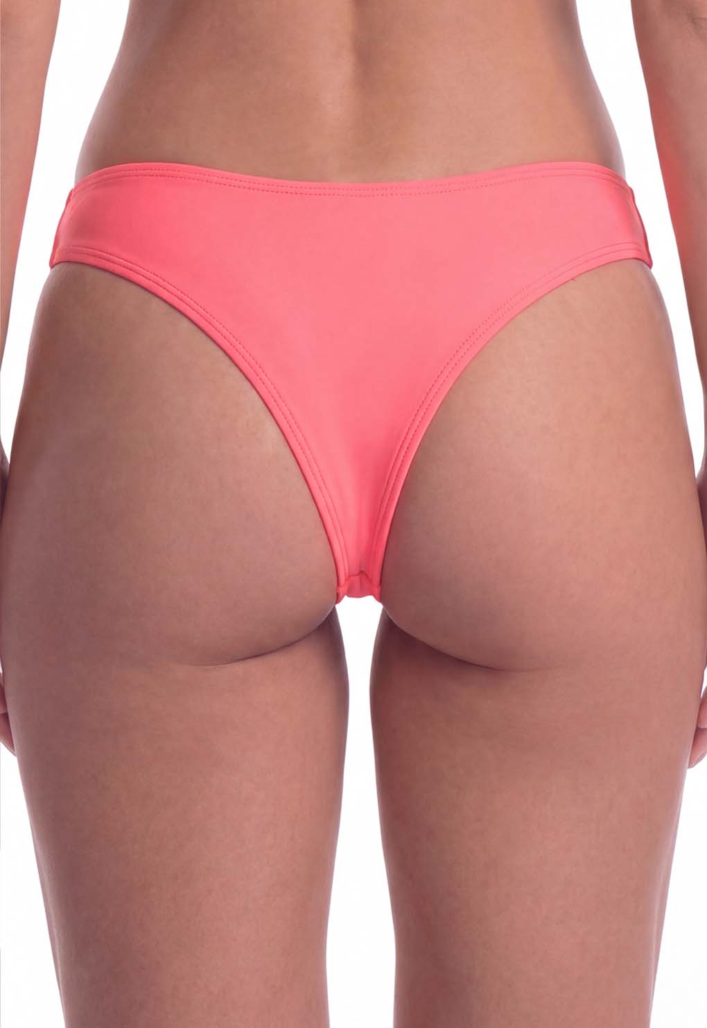 Bikini calzón con pinza trasera color naranja