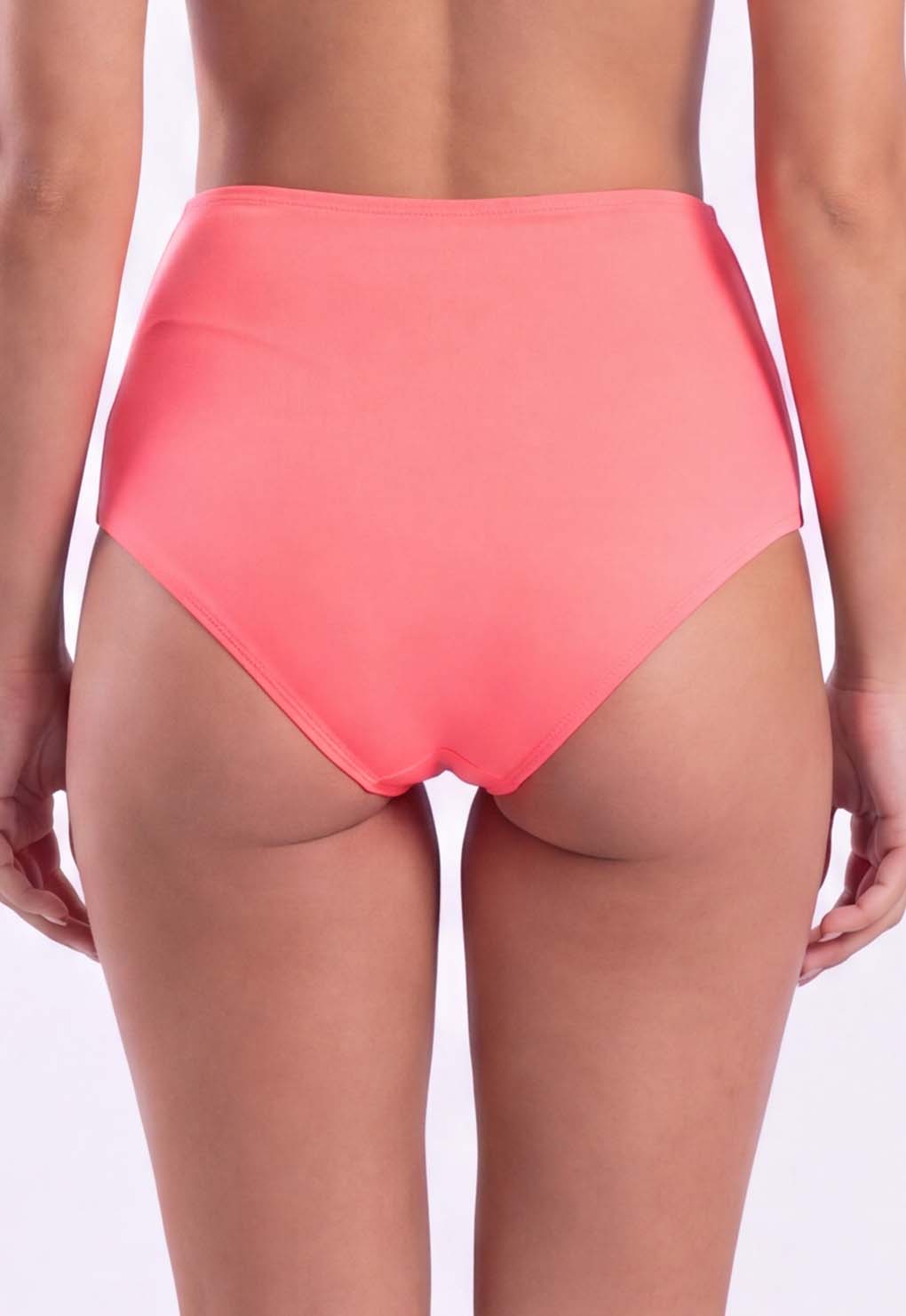 Bikini calzón pin up reductor naranja S