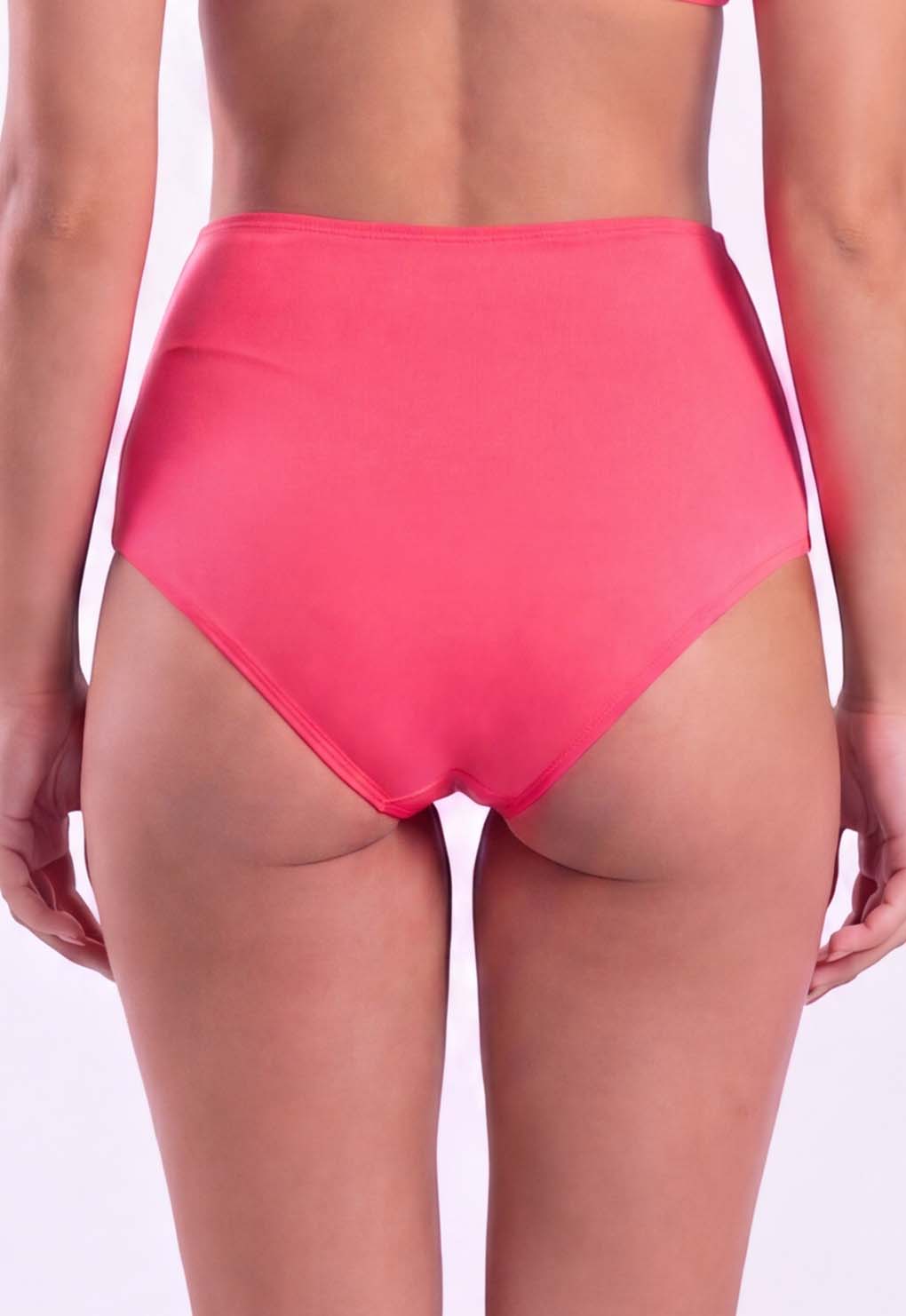 Bikini calzón pin up reductor rojo S