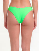 Bikini calzón tanga costura invisible verde XS