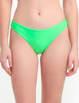Bikini calzón tanga costura invisible verde XS