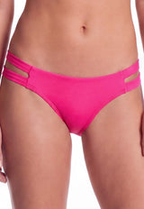Bikini calzón con calados laterales fucsia