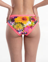 Calzón bikini clásico estampado naranja