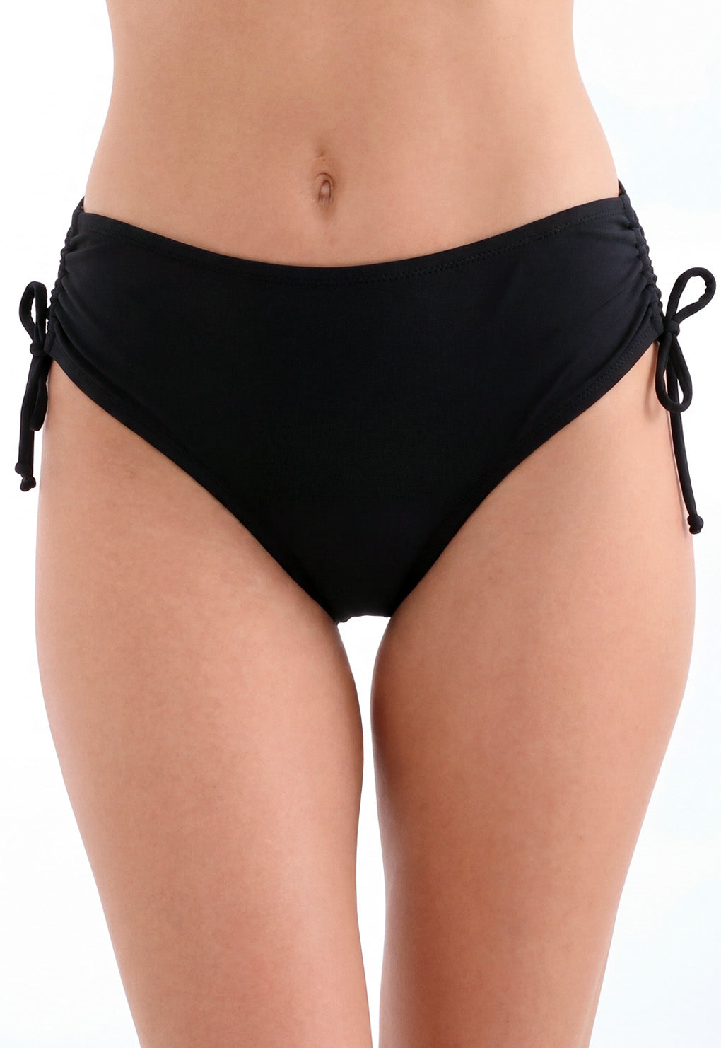 Bikini calzón ajustable caderas negro