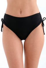 Bikini calzón ajustable caderas negro