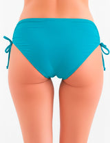 Bikini calzón ajustable caderas turquesa