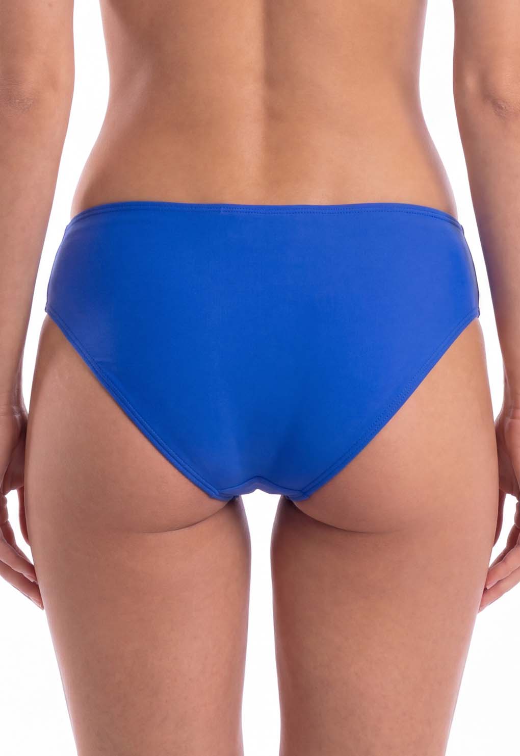 Bikini calzón con transparencia azul XL