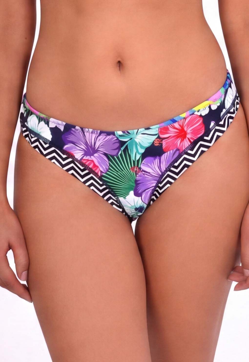 Bikini calzón colaless reversible estampado
