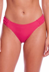 Bikini calzón con drapeado sandia
