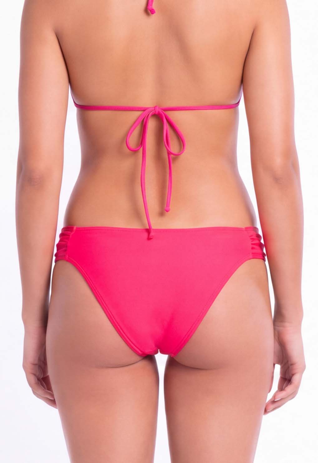 Bikini calzón con drapeado sandia