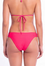 Bikini calzón con drapeado sandia