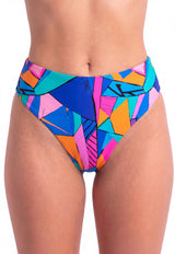 Bikini pin up tanga estampado azul