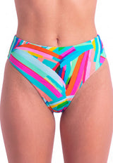 Bikini pin up tanga estampado verde (solo calzon)