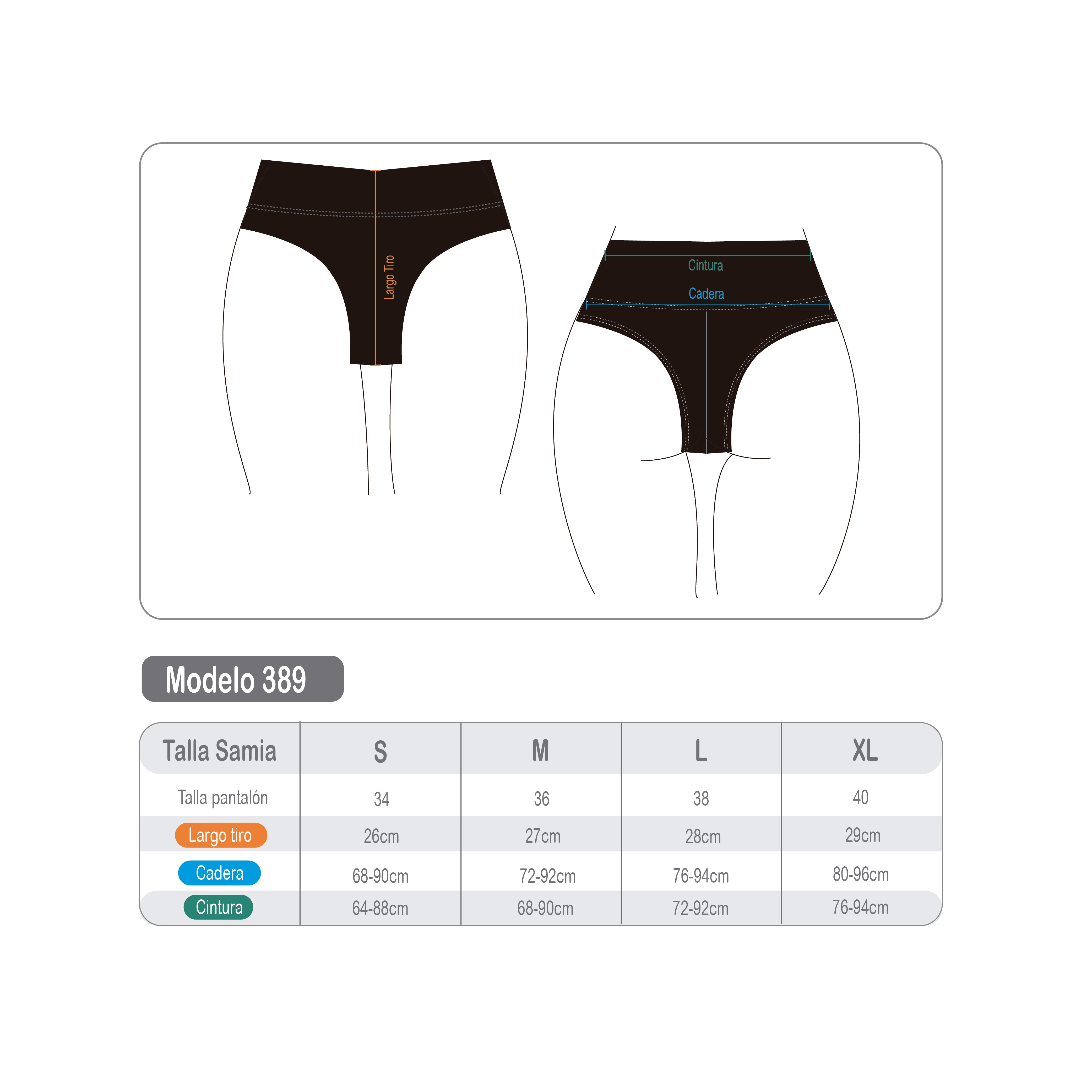 Bikini mujer culote pin up negro
