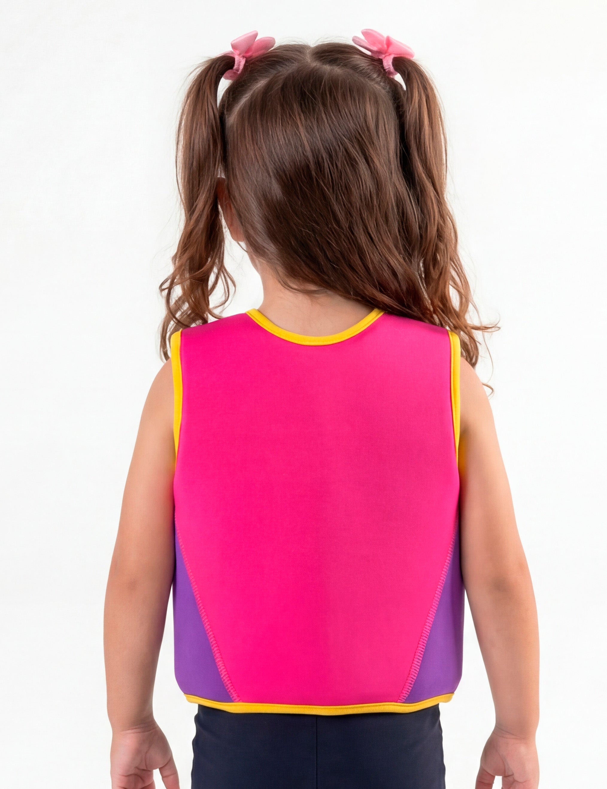 Chaqueta flotador fucsia niña