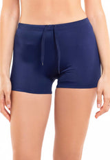 Bikini hot pants de lycra color azul