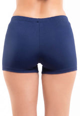 Bikini hot pants de lycra color azul