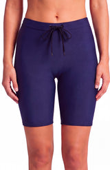 Traje de baño calza biker básica azul marino