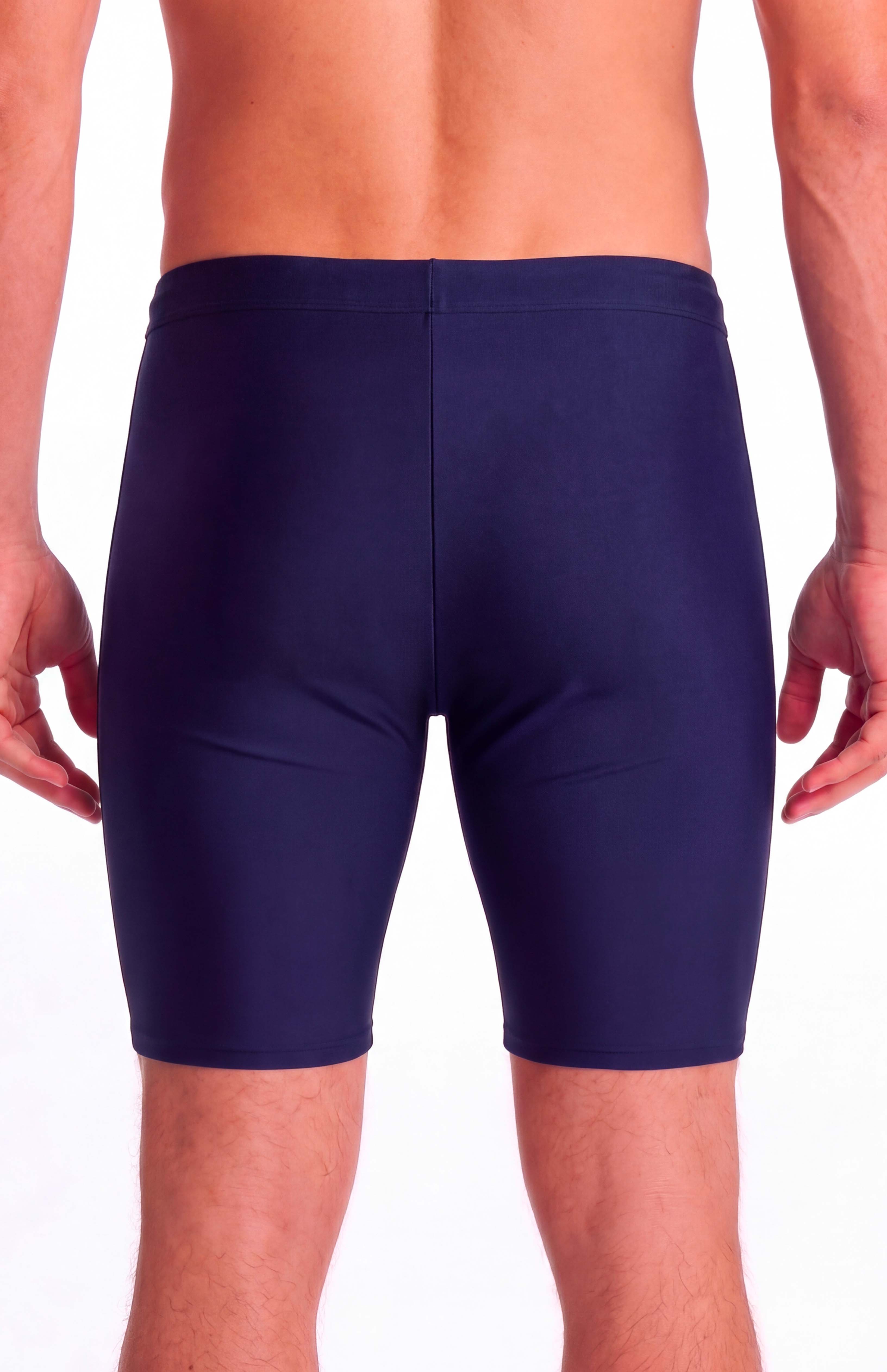 Traje de baño calza biker básica hombre azul marino