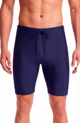 Traje de baño calza biker básica hombre azul marino
