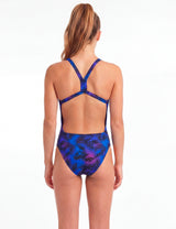 Deportivo para niña estampado morado