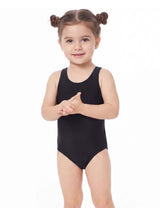 Traje de baño deportivo de niña negro