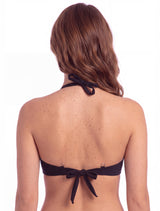 Bikini estilo sostén básico con push up negro