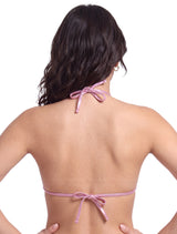 Bikini triangulo argolla lila brillante
