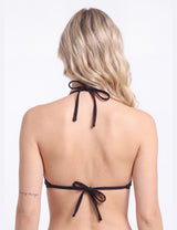 Bikini triangulo argolla central negro