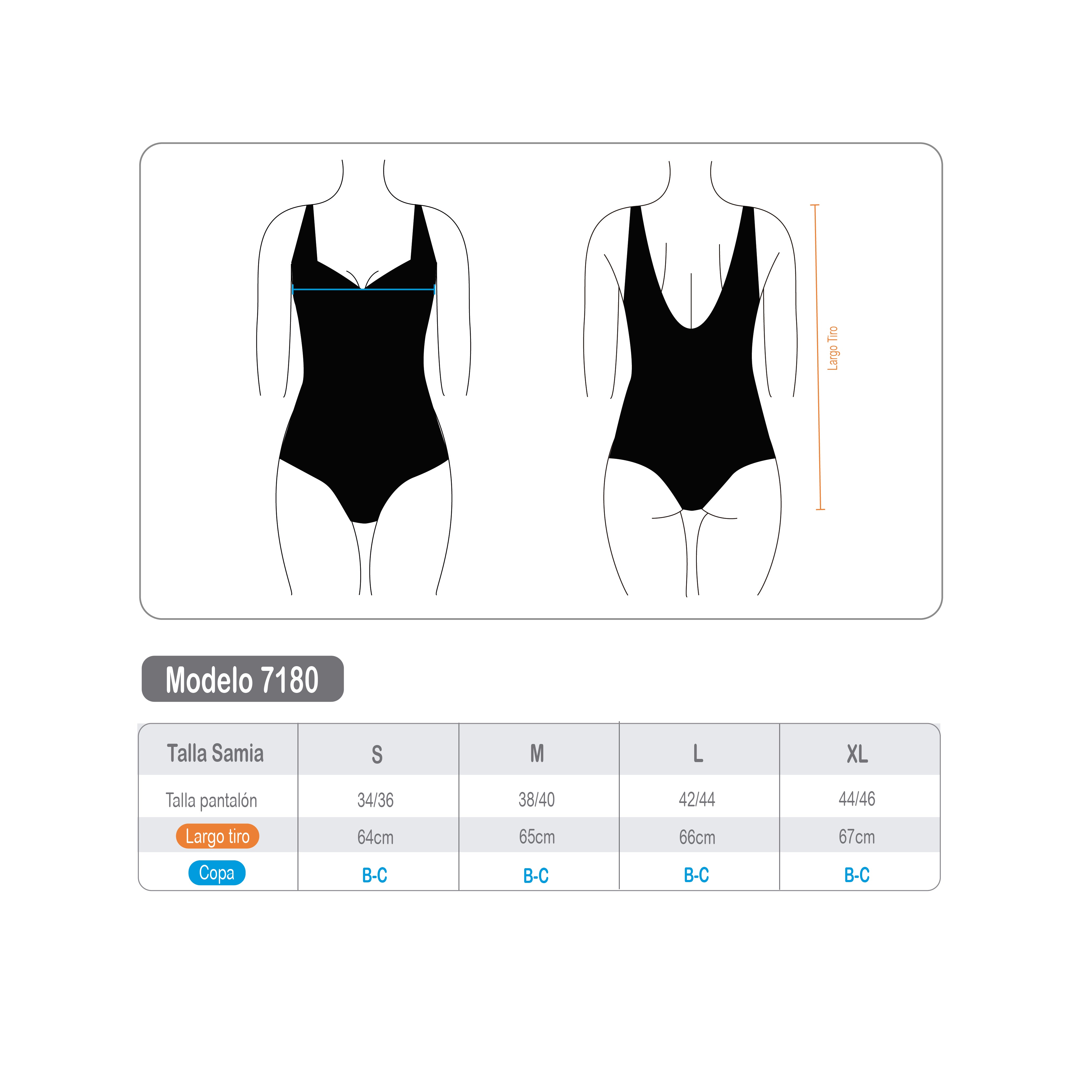 Traje de baño reductor rojo