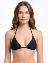 Bikini triangulo amarras negro