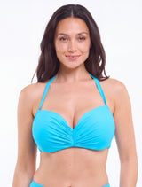 Bikini busto grande turquesa