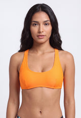 Bikini con barba C naranja