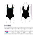 Traje de baño enterito básico negro