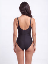 Traje de baño enterito básico negro